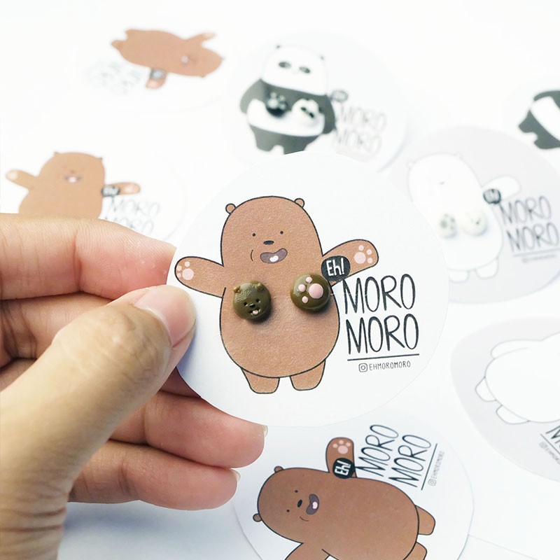 We Bare Bears - Stud Earrings